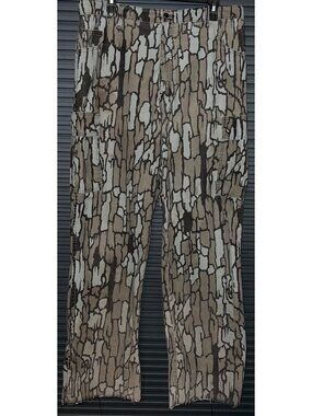Vintage 1980 TreeBark  XL Camouflage Cargo Pants Made In USA Outdoor Hunting